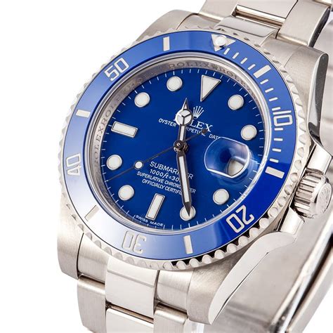 rolex white gold submariner price|white gold Rolex Submariner watches.